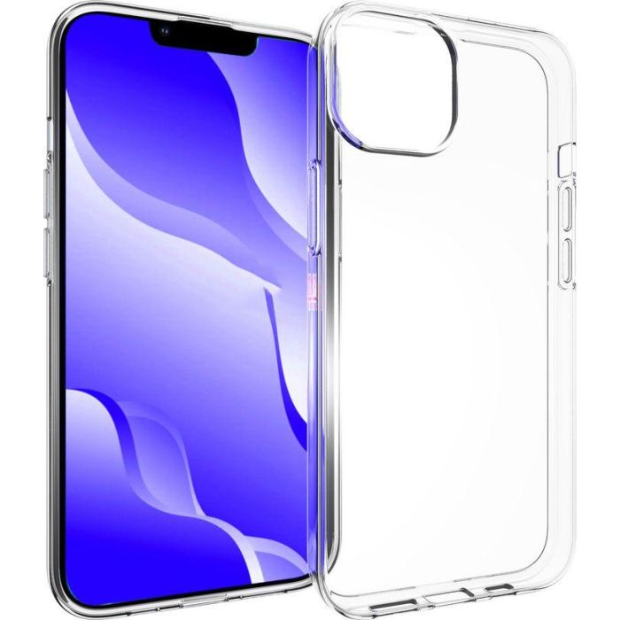 eSTUFF Funda INFINITE VIENNA para iPhone 16e/14 - TPU Transparente 100% Plástico Reciclado Antigolpes