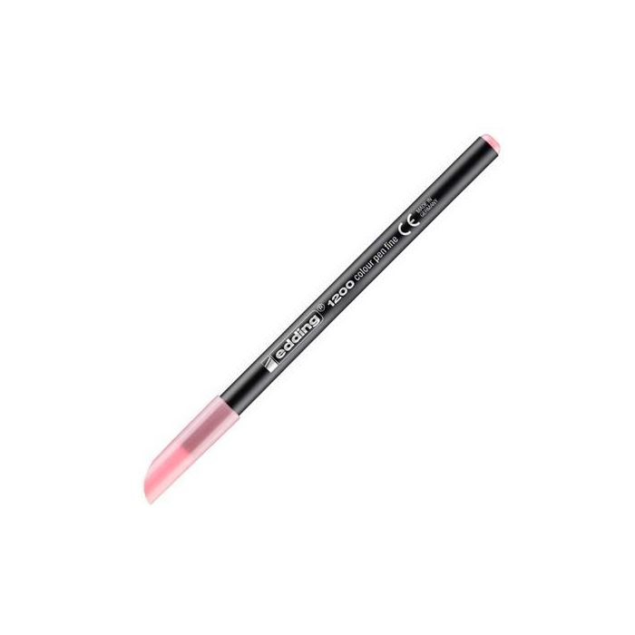 Edding Rotulador 1200 Punta Fina Flor de Cerezo (10 Unidades) para Escritura, Bocetos y Diseños sobre Papel Claro (10 Unidades)