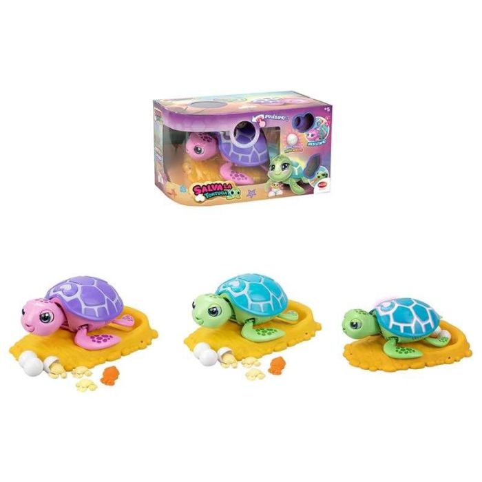 Tortuga interactiva salva la tortuga. te compensara si la cuidas. pone huevos! dale de comer y curala. 19,20x34x20 cm. - modelos surtidos 5 Tortuga interactiva salva la tortuga. te compensara si la cuidas. pone huevos! dale de comer y curala. 19,20x34x20 cm. - modelos surtidos 5