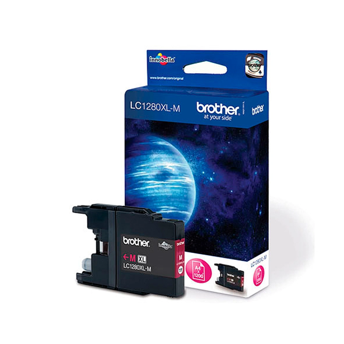 BROTHER LC1280XLM Tinta Magenta Alta Capacidad 1200 Páginas 1