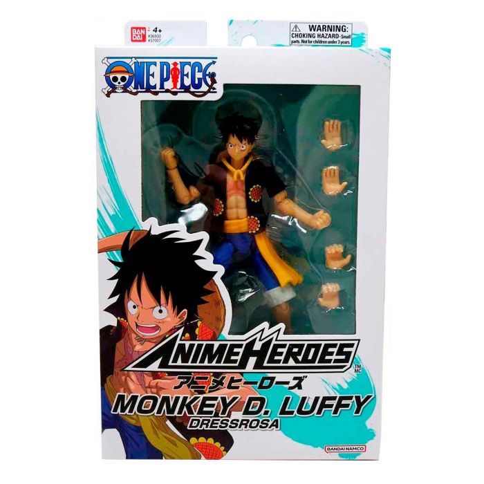 Anime Heroes One Piece Luffy Dressrosa 37007 Bandai 4