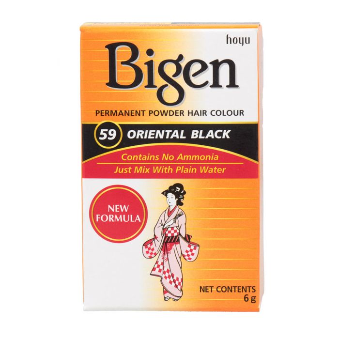 Tinte Permanente Bigen 59 Oriental En polvo Negro (6 g)