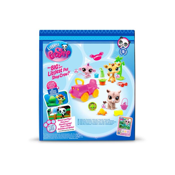 Pack De Juegos Safari Littlest Pet Shop Bf00524 Bandai 4