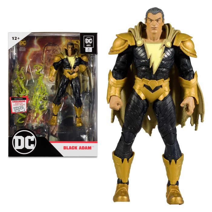 Figura Dc Comic Black Adam 7" Tm15901 Mc Farlane Figura Dc Comic Black Adam 7" Tm15901 Mc Farlane