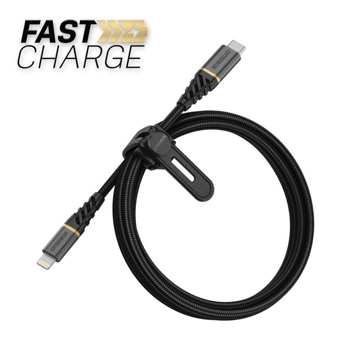 Cable USB-C a Lightning Otterbox 78-52654 Negro 1 m 2