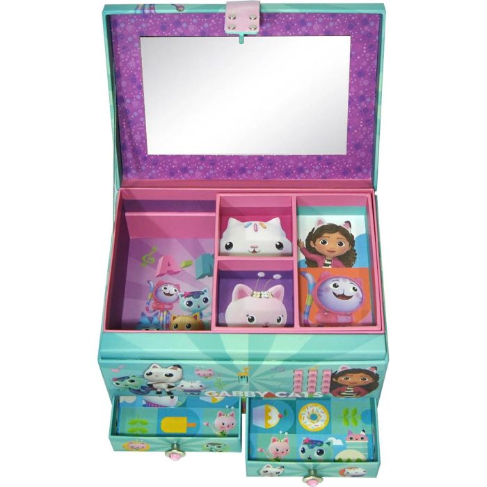 Kids Euroswan Joyero Secreto Musical Gabby's Dollhouse para Niños, con Sonido y Pilas Incluidas - Edad 3+ Kids Euroswan Joyero Secreto Musical Gabby's Dollhouse para Niños, con Sonido y Pilas Incluidas - Edad 3+