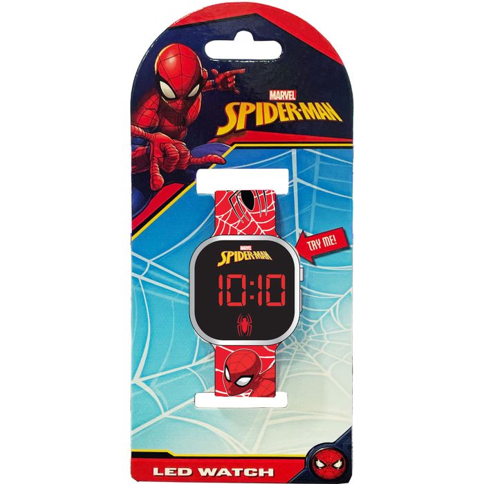 Reloj Led Spiderman Spd4719 Kids Licensing 1