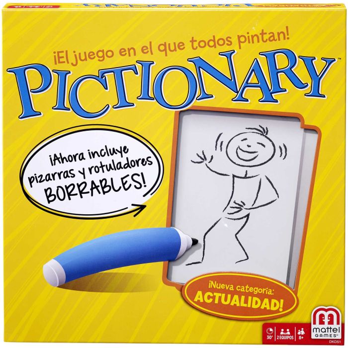 Juego Pictionary Cast Dkd51 Mattel Games 1