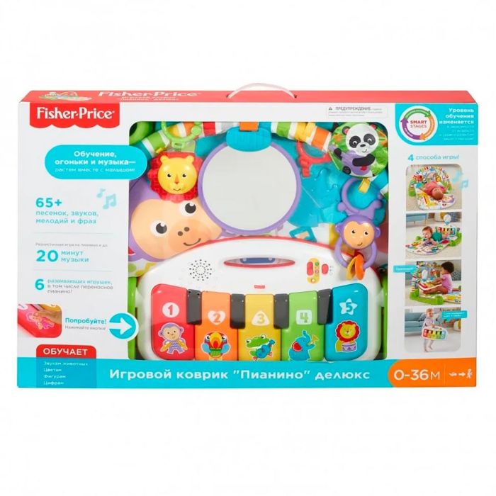 Gimnasio Piano Pataditas Educativa Ruso Fwt14 Fisher Price
