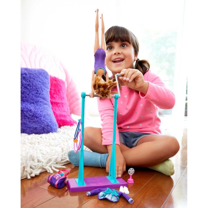 Muñeca Barbie Team Stacie Conjunto Gimnasia Gbk59 Mattel 4 Muñeca Barbie Team Stacie Conjunto Gimnasia Gbk59 Mattel 4