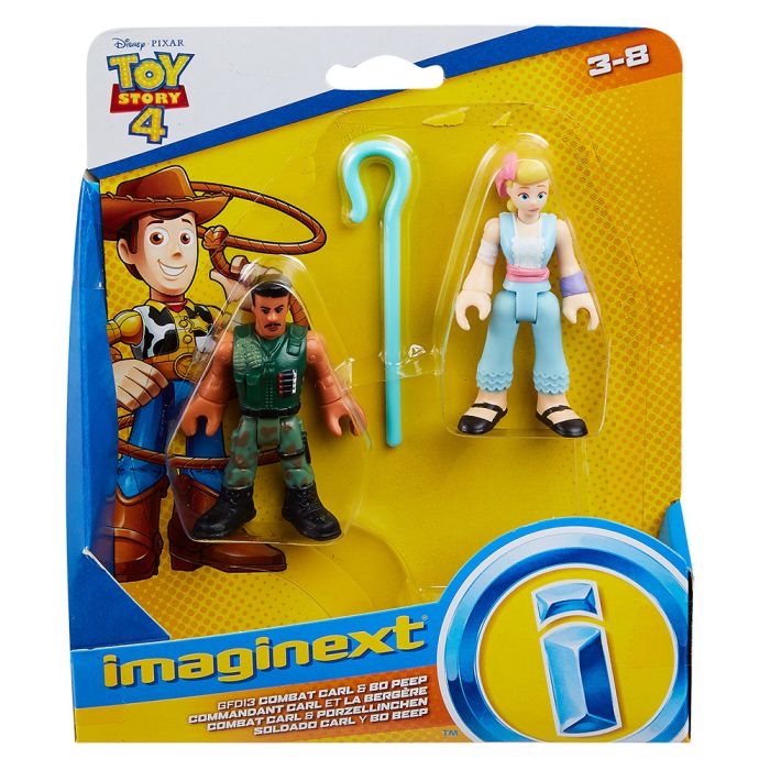 Figuras Movie Bo Peep Y Combat Carl Toy Story 4 Gfd13 Mattel 2 Figuras Movie Bo Peep Y Combat Carl Toy Story 4 Gfd13 Mattel 2