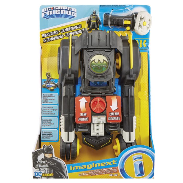 Batmóvil Transformable Fisher-Price Gmh33 Mattel 1