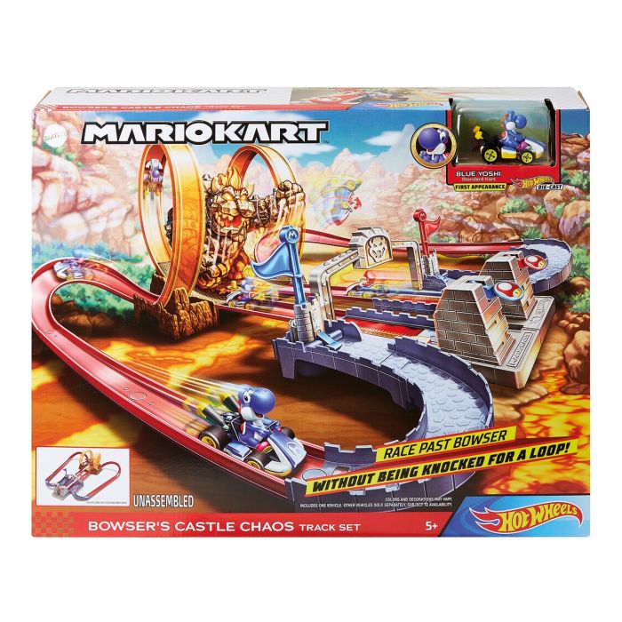 Mario Kart Pista Castillo De Bowser Hot Wheels Gnm22 Mattel 1