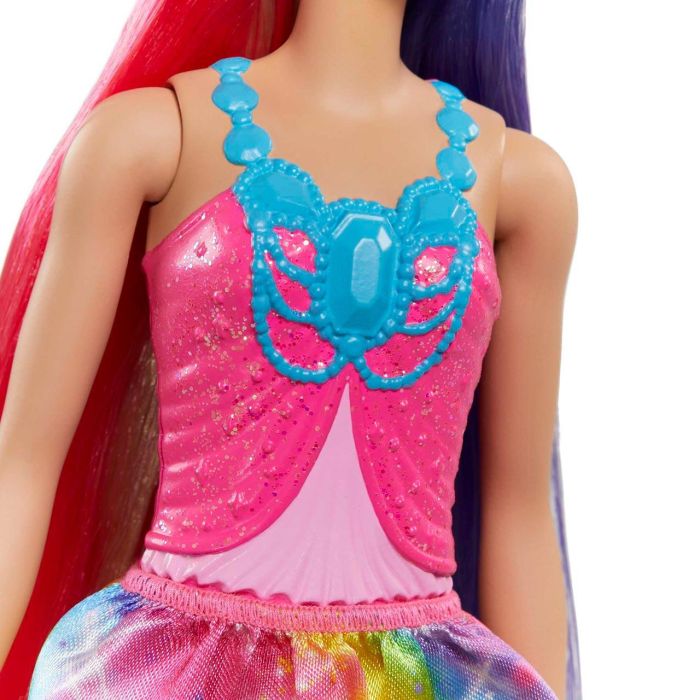 Muñeca Barbie Dreamtopia Pelo Colores Gtf38 Mattel 2