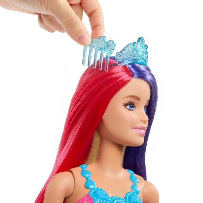 Muñeca Barbie Dreamtopia Pelo Colores Gtf38 Mattel 3