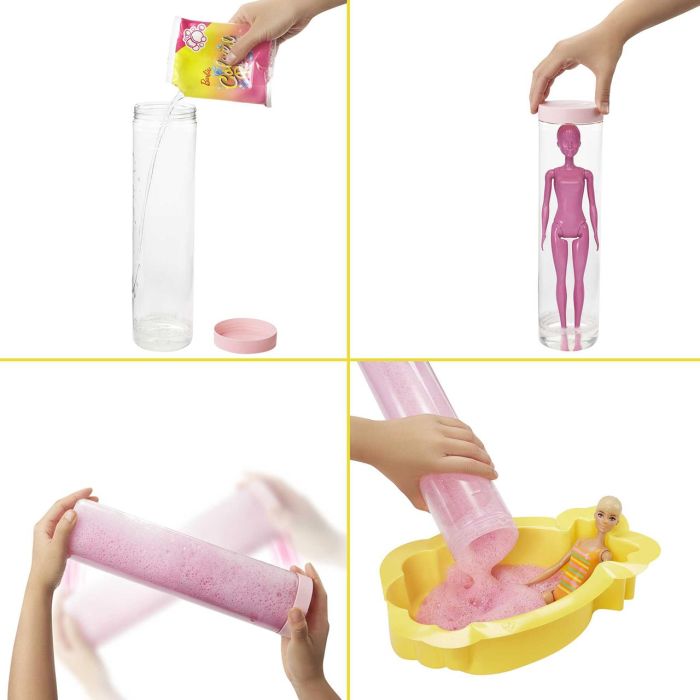 Muñeca Barbie Color Reveal Con Espuma Piña Gtn17 Mattel 2 Muñeca Barbie Color Reveal Con Espuma Piña Gtn17 Mattel 2
