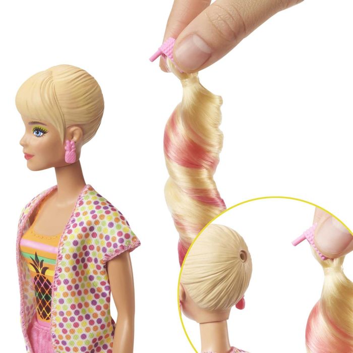 Muñeca Barbie Color Reveal Con Espuma Piña Gtn17 Mattel 4 Muñeca Barbie Color Reveal Con Espuma Piña Gtn17 Mattel 4