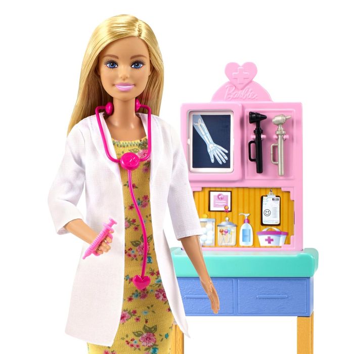 Muñeca Barbie Pediatra Rubia Gtn51 Mattel 2