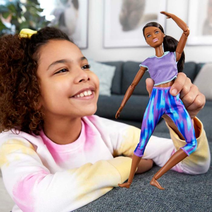 Muñeca Barbie Movimientos Sin Limites Morena Gxf06 Mattel 4