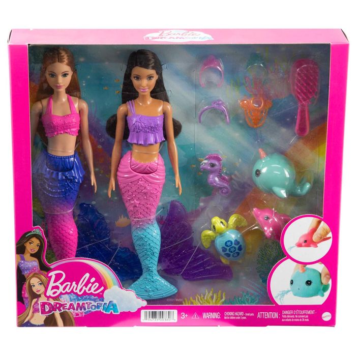 Muñeca Barbie Mermaid Value Box Hbw89 Mattel 4