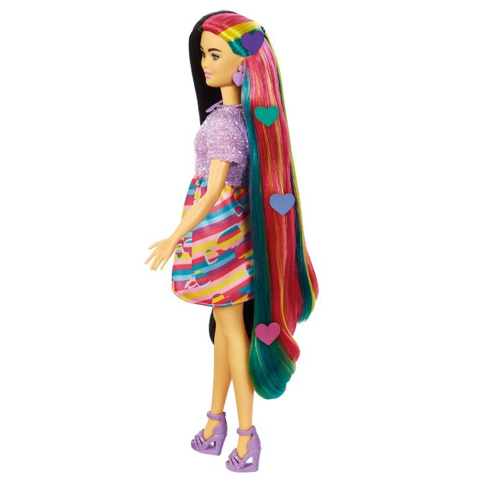 Muñeca Barbie Totally Hair-Pelo Extra. Corazon Hcm90 Mattel 2