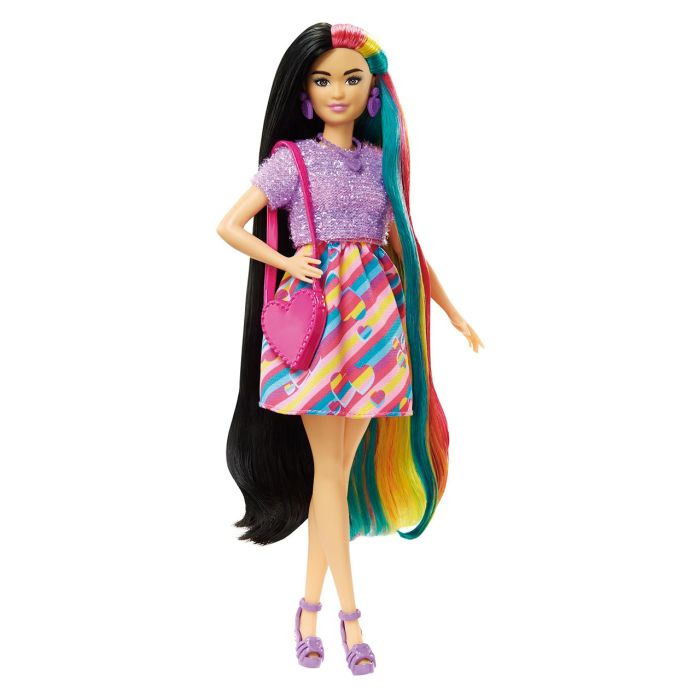 Muñeca Barbie Totally Hair-Pelo Extra. Corazon Hcm90 Mattel 3