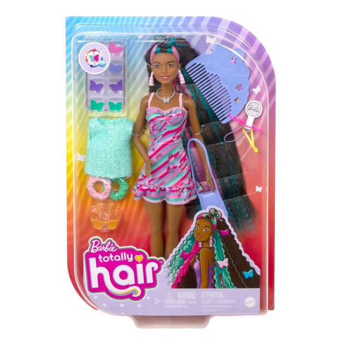 Muñeca Barbie Totally Hair Extra. Mariposa Hcm91 Mattel 1
