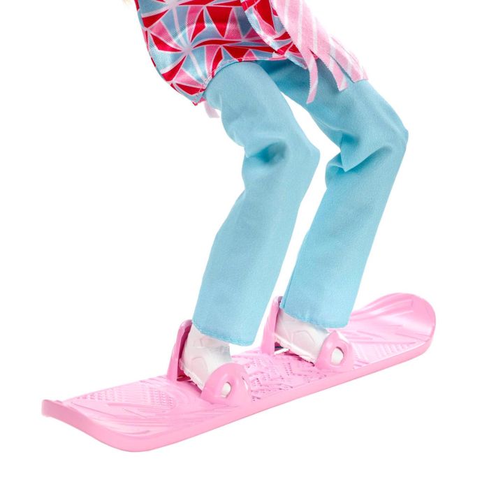 Barbie Deportista De Invierno Snowboard Hcn32 Mattel 3