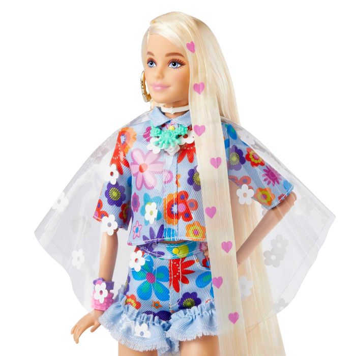 Muñeca Barbie Extra Flores Hdj45 Mattel 1