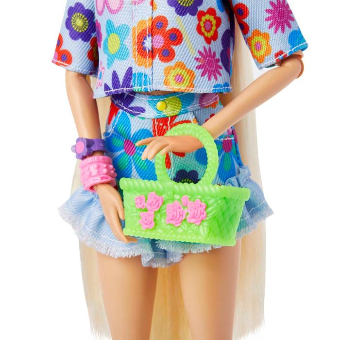 Muñeca Barbie Extra Flores Hdj45 Mattel 2