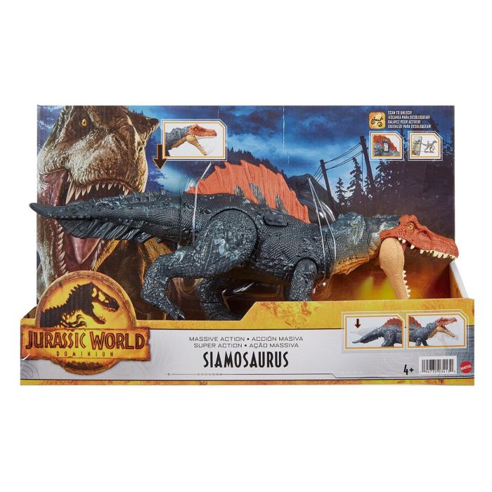 Jurassic World Siamosaurus Gran Acción Jw3 Hdx51 Mattel 3