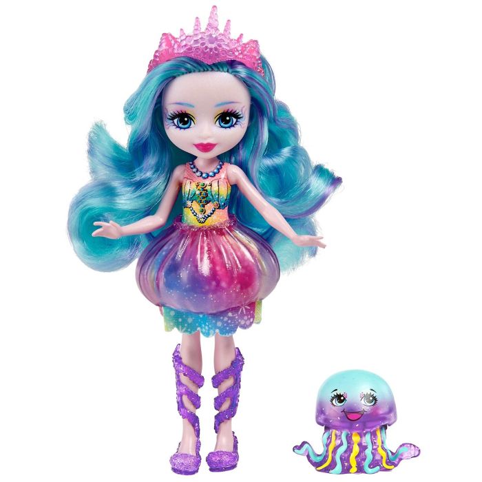 Muñeca Royal Enchantimals Jelanie Jellyfish Hff34 Mattel 1