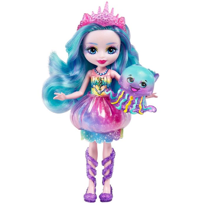 Muñeca Royal Enchantimals Jelanie Jellyfish Hff34 Mattel 2