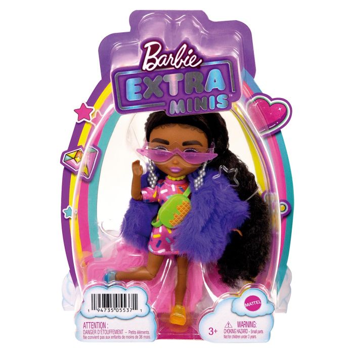 Muñeca Barbie Extra Mini Vestido Estampado Hgp63 Mattel 2