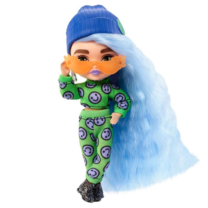 Muñeca Barbie Extra Mini Pelo Azul Hielo Hgp65 Mattel 2