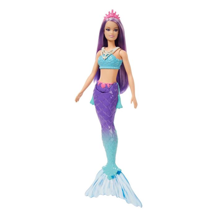 Muñeca Barbie Sirena Dreamtopia Pelo Morado Hgr10 Mattel 1 Muñeca Barbie Sirena Dreamtopia Pelo Morado Hgr10 Mattel 1