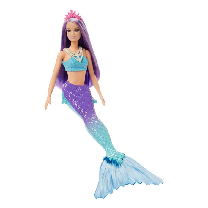 Muñeca Barbie Sirena Dreamtopia Pelo Morado Hgr10 Mattel Muñeca Barbie Sirena Dreamtopia Pelo Morado Hgr10 Mattel