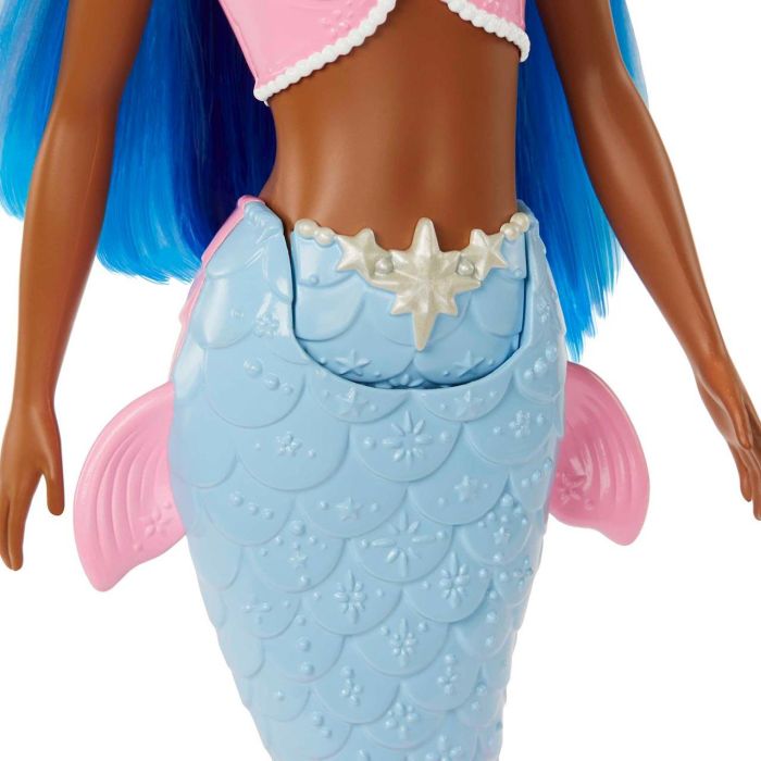 Muñeca Barbie Sirena Dreamtopia Pelo Azul Hgr12 Mattel 3