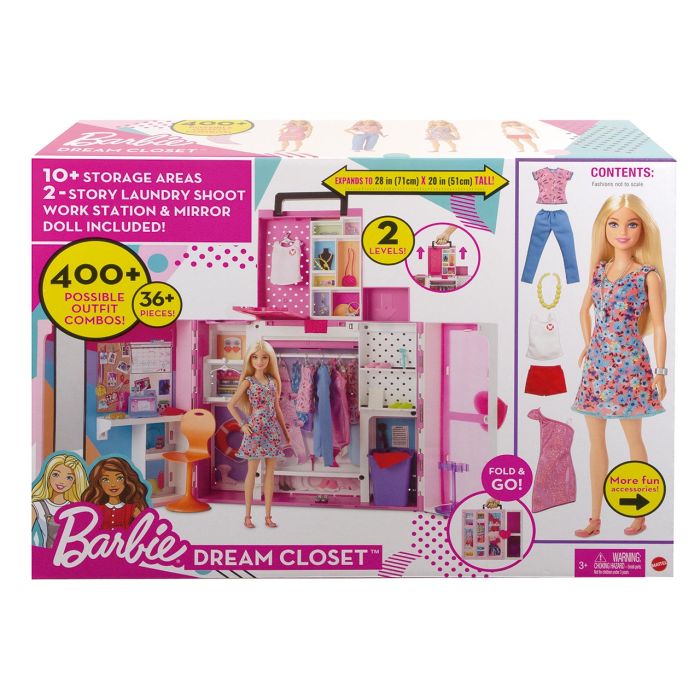 Muñeca Barbie Fashionista Armario Ensueño 2.0 Hgx57 Mattel 2