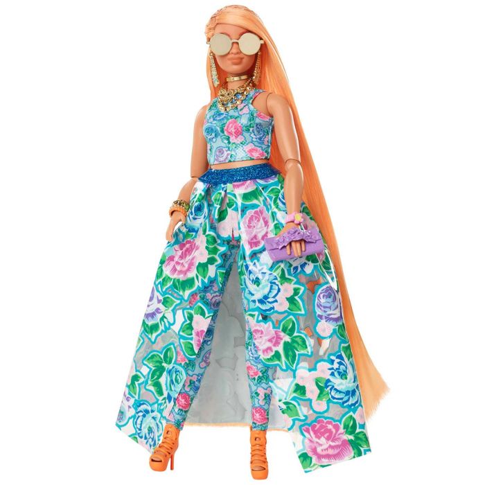 Muñeca Barbie Extra Fancy Look Floral Hhn14 Mattel 1