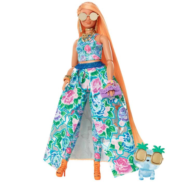 Muñeca Barbie Extra Fancy Look Floral Hhn14 Mattel 2