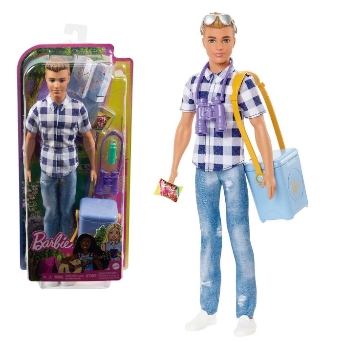 Barbie ¡Vamos De Camping! Muñeco Ken Hhr66 Mattel