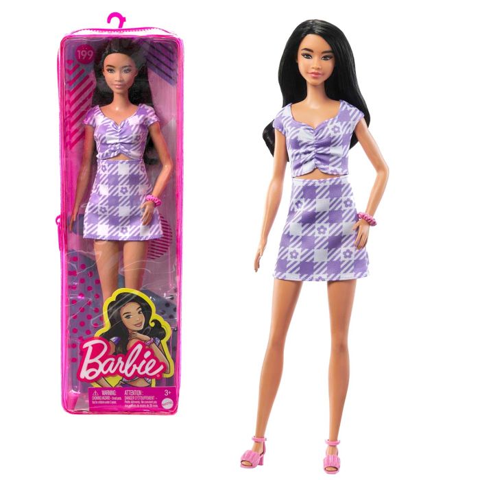 Muñeca Barbie Fashionista Petite Hjr98 Mattel Muñeca Barbie Fashionista Petite Hjr98 Mattel
