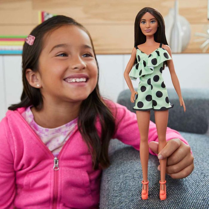 Muñeca Barbie Fashionista Vestido Asimétrico Hjr99 Mattel 4