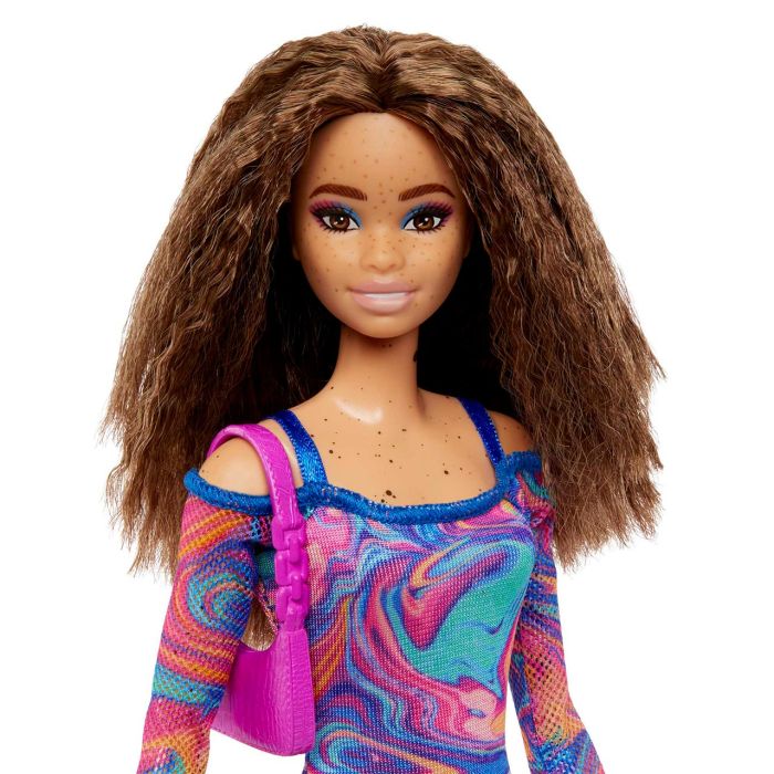 Muñeca Barbie Fashionista Vestido Marmol Hjt03 Mattel 2