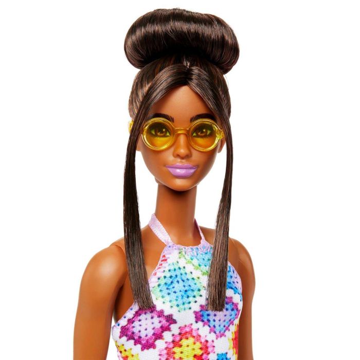 Muñeca Barbie Fashionista Vestido Crochet Hjt07 Mattel 2