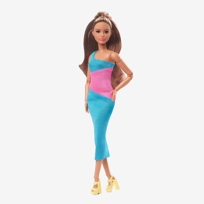 Muñeca Barbie Signature Looks Vestido Largo Hjw82 Mattel 1