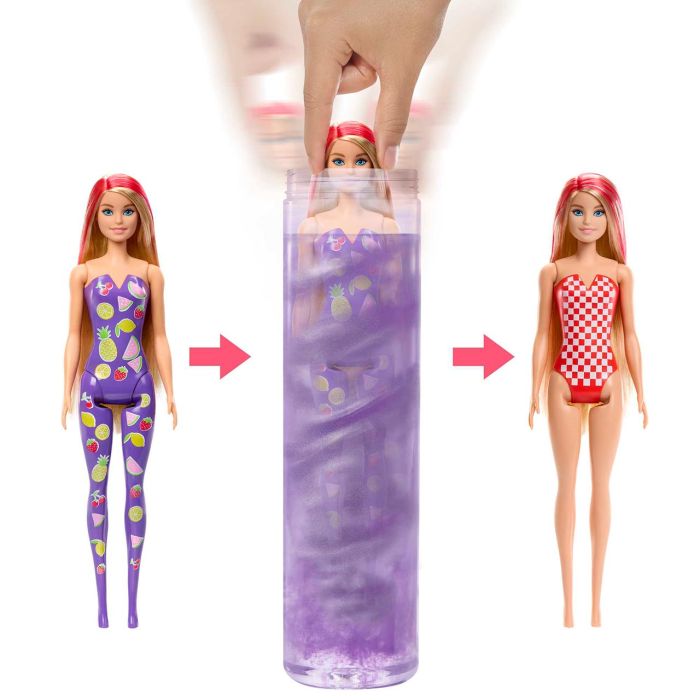 Barbie Color Reveal Serie Frutas Dulces Hjx49 Mattel 2