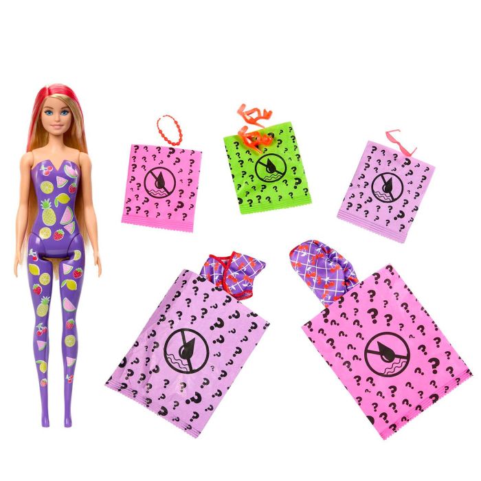 Barbie Color Reveal Serie Frutas Dulces Hjx49 Mattel 3