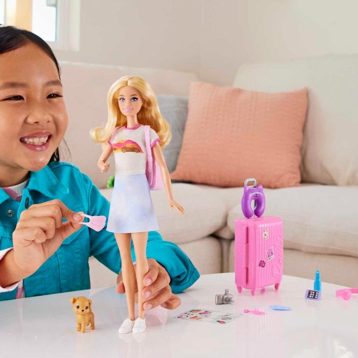 Barbie ¡Vámonos De Viaje! Malibú Hjy18 Mattel 4